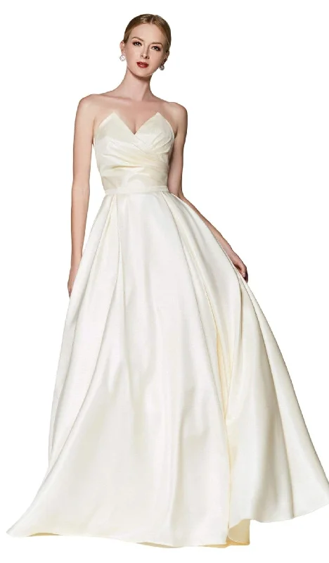 Formal Dress for Literary AwardsCinderella Divine - UE008 Strapless Backless Ballgown