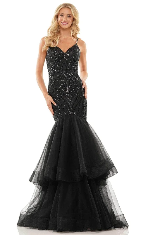 Formal Dress for Holiday PartiesColors Dress - Tulle Gown 2978