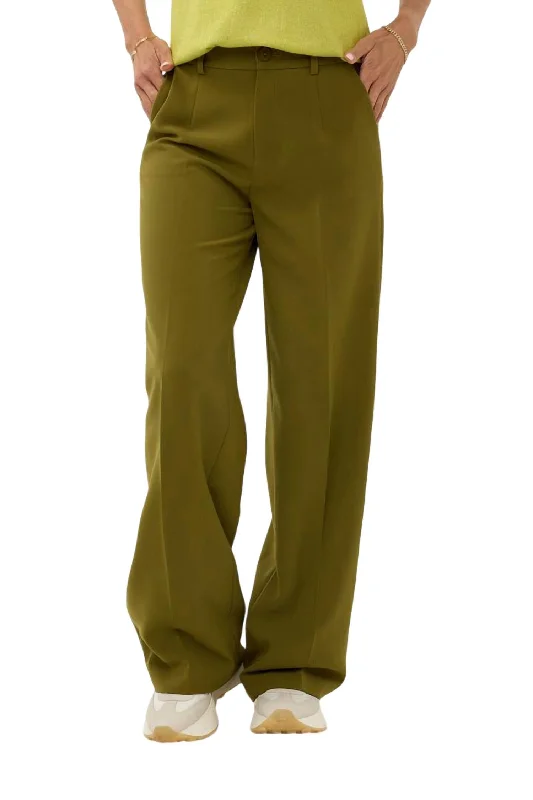 women's mini pantsWide Leg Pant In Green