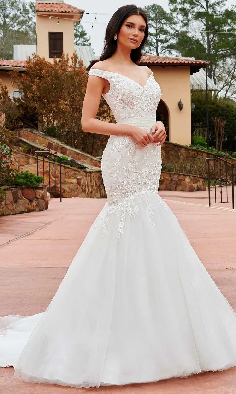 Formal Dress for Theme Park EventsRachel Allan Bridal Rb2159 - Tulle Mermaid Gown