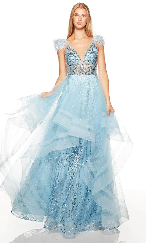 Formal Dress for PageantsAlyce Paris 61316 - Ruffled Ballgown