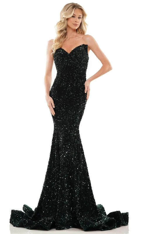 Formal Dress for Formal Day EventsColors Dress 2959 - Sequin Gown