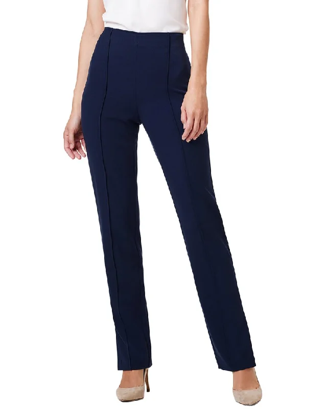 women's satin pantsNIC+ZOE Avenue Side Slit Straight Pant