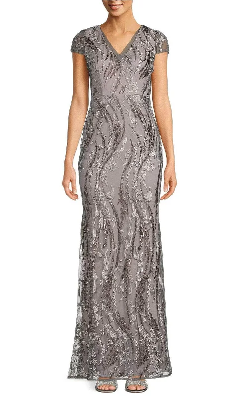 Formal Dress for Holiday PartiesAdrianna Papell AP1E210106 - Sequin Embroidery Gown