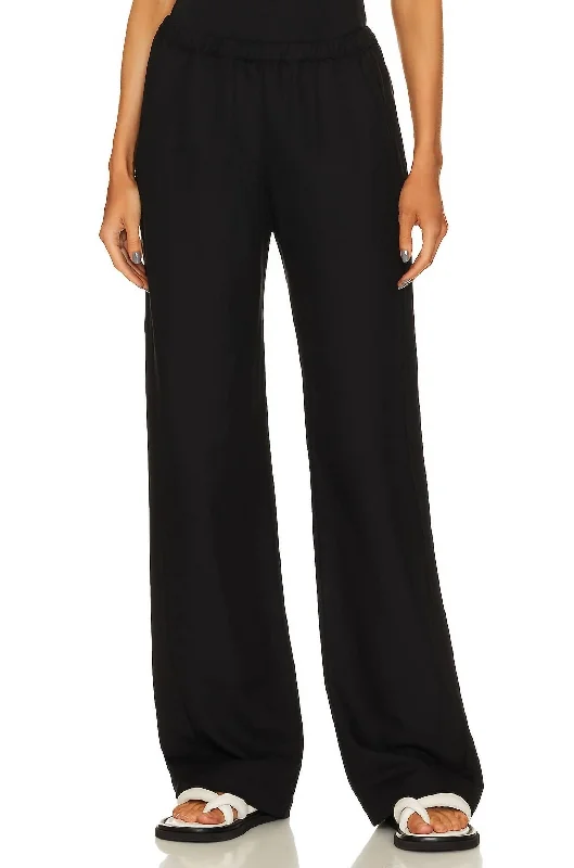 women's bell-bottom pantsWomen's Crepe Everywhere Pant In Black