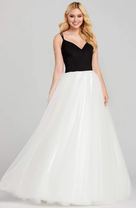 Formal Dress for Destination WeddingsEllie Wilde - EW120072 Sleeveless Corset Bodice Ballgown