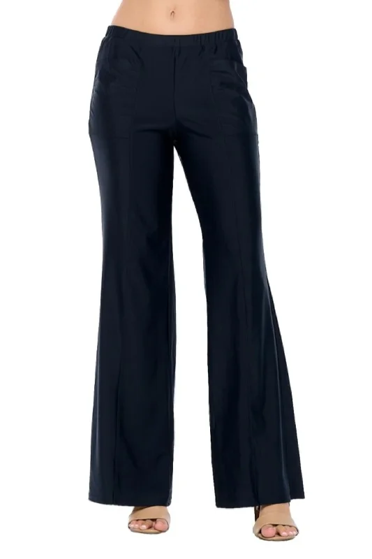 women's everyday pantsMercedes Wide Leg Pants In Black