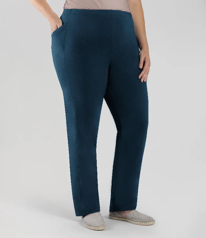 Stretch Naturals Side Pocket Loose Fit Leggings Tall Indigo