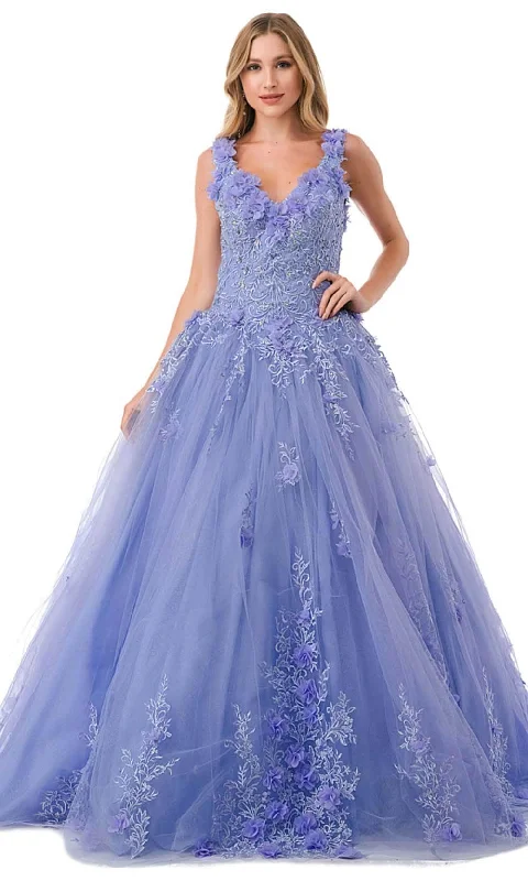 Formal Dress for Awards CeremoniesAspeed Design L2729 - Beaded Embellished Straps Ballgown