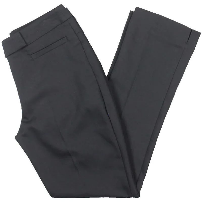 women's polyester pantsWomens Tapered Leg Mid Rise Dress Pants