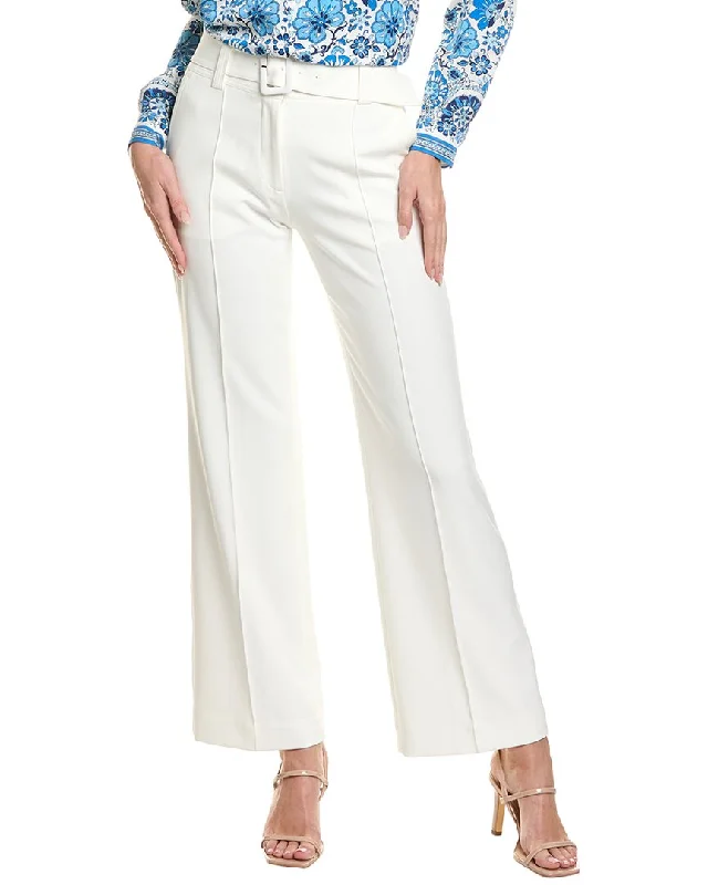 women's party pantsElie Tahari Covered Buckle Pant