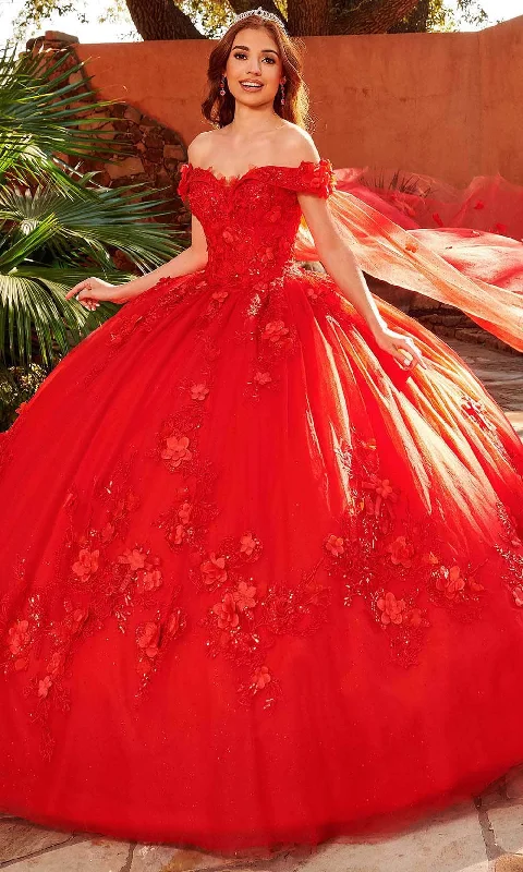 Formal Dress for Runway ShowsRachel Allan Rq2160 - Off-Shoulder Ballgown