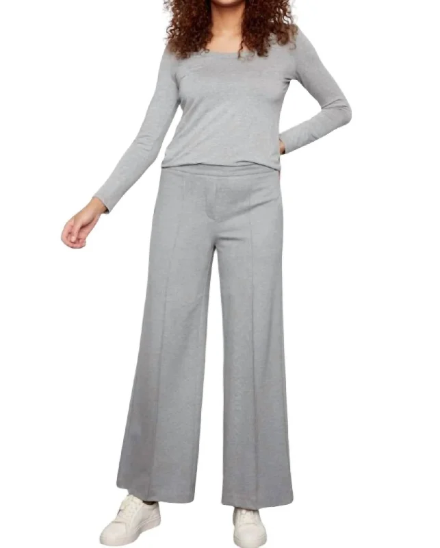 women's chic pantsAmiri Wide Leg Pants In Grey