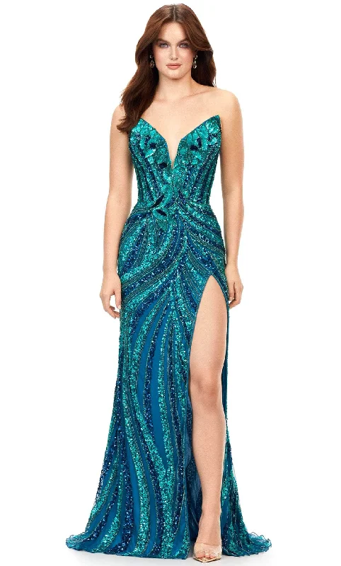 Formal Dress for Religious CeremoniesAshley Lauren 11236 - Strapless Gown