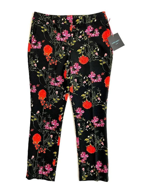 women's timeless pantsWomen's Cropped Floral Print Cigarette Leg Pant In Multicolor