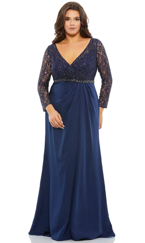 Formal Dress for Business EventsMac Duggal 67898 - Draped Long Gown