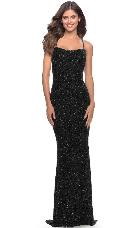 Formal Dress for Corporate AwardsLa Femme - Sequin Gown 31027SC