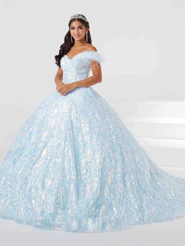 Formal Dress Shops in New YorkFiesta Gowns - 56464 Off Shoulder Sleeves Ball Gowns