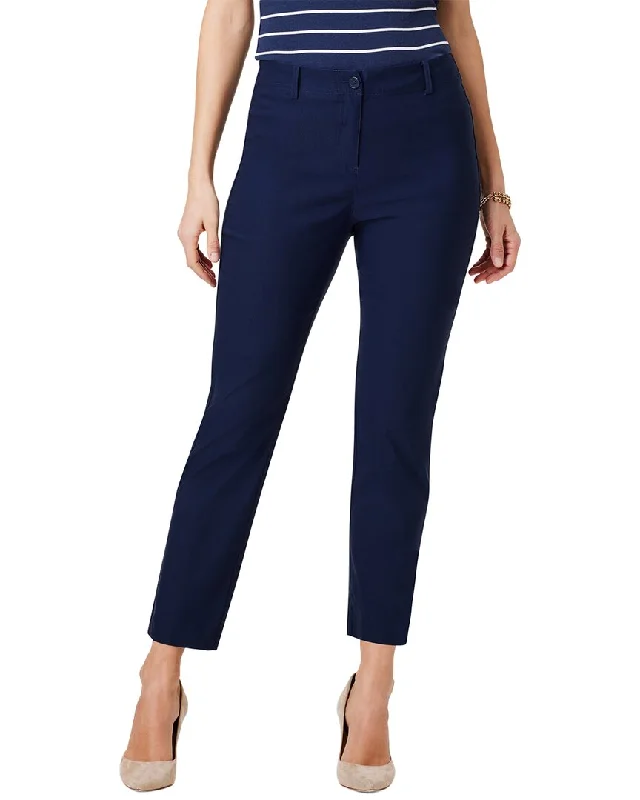 women's solid-color pantsNIC+ZOE Polished Wonderstretch Straight Pant