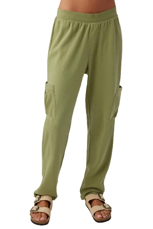 women's drawstring pantsBillow Cargo Pant In Fatigue