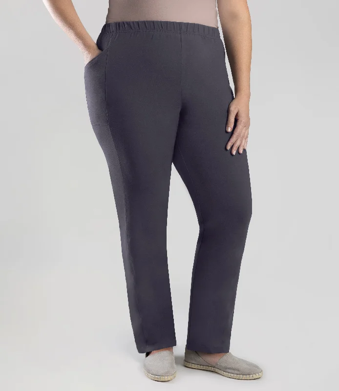 Stretch Naturals Side Pocket Loose Fit Leggings Tall Oak Gray