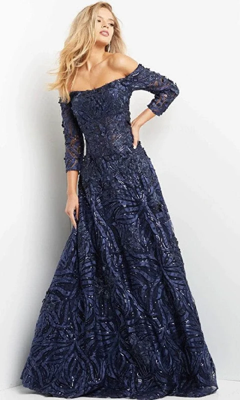 Formal Dress for Theater OpeningsJovani - Off Shoulder Gown 06792SC