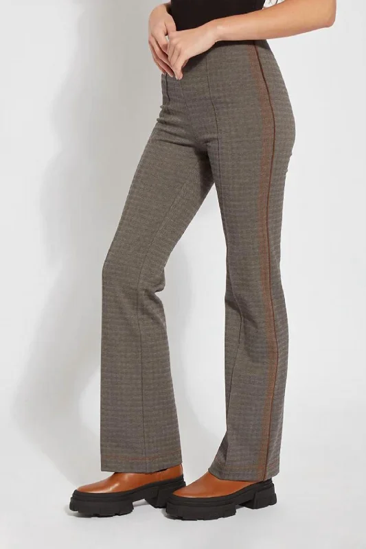 women's velvet pantsElysse Stitched Pant In Grey