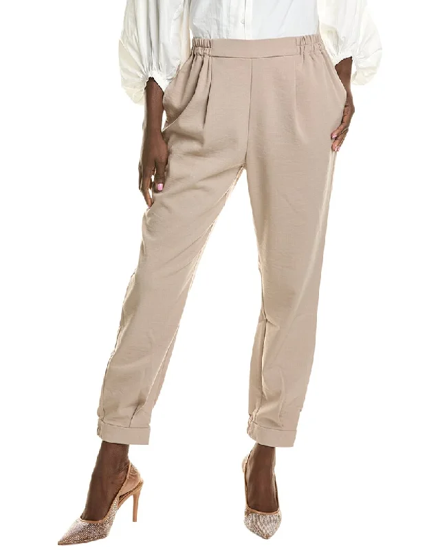 women's casual pantsBCBG New York Slouchy Cuffed Pant