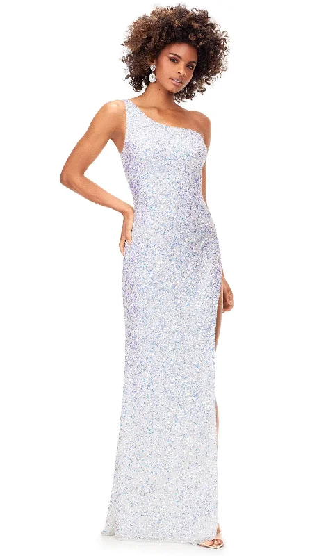 Formal Dress for Indoor WeddingsAshley Lauren 11285 - Sequined Gown