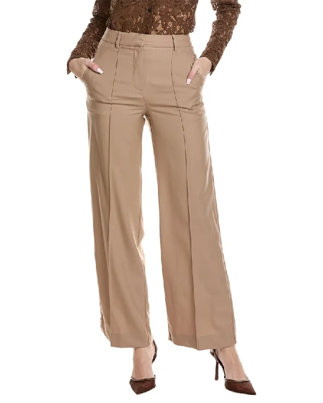 women's mini pantsReiss Kate Wide Leg Wool Trouser