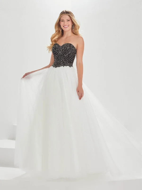 Formal Dress for Church WeddingsTiffany Designs - 16010 Fitted Bodice Ball Gowns