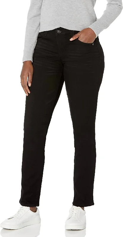 women's plus-size pantsCurvy Straight Leg Pant In Black