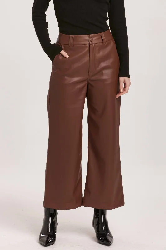 women's adventure pantsAudrey Cropped Pants In Mahogany