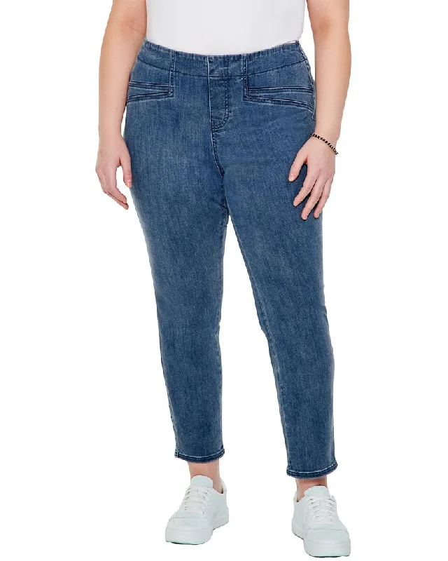 women's breathable pantsNIC+ZOE Plus All Day Slim Jean