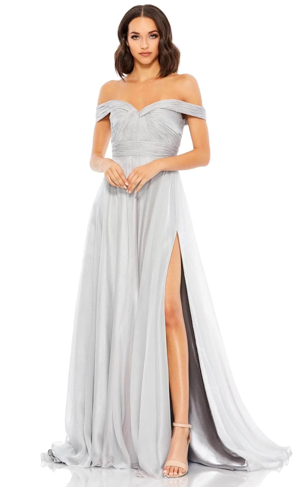 Classic Formal Dress StylesMac Duggal 67485 - Off-Shoulder Gown