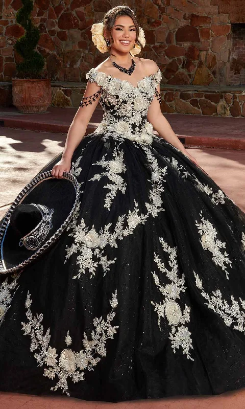 Formal Dress Rental ServicesRachel Allan Rq3117 - Lace Appliques Ballgown