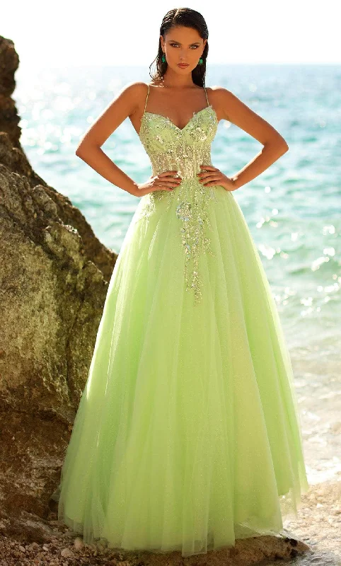 Formal Dress for Eco-Friendly ThemesBlush by Alexia Designs 5881 - Beaded Tulle Ballgown