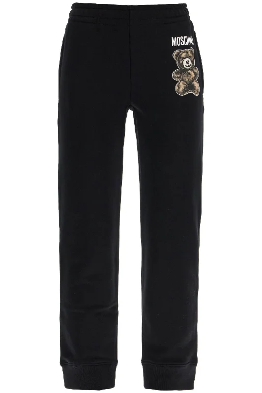 women's travel pantsMoschino Women's Teddy Bear Jog