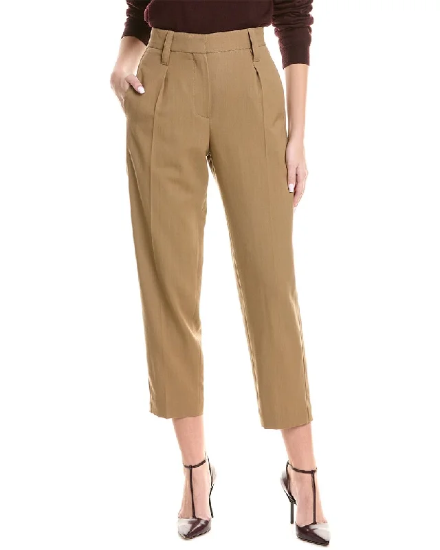 women's relaxed-fit pantsBrunello Cucinelli Wool Pant