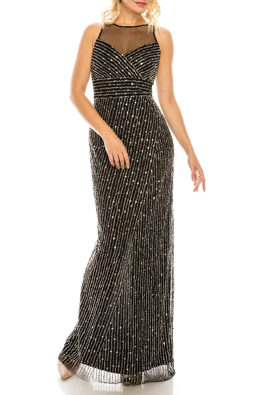 Formal Dress for Urban ThemesAdrianna Papell - AP1E205824SC Beaded Sleeveless Long Gown