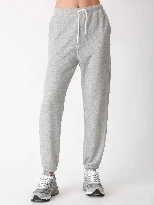 women's zipper pantsMicah Pant In Heather Grey