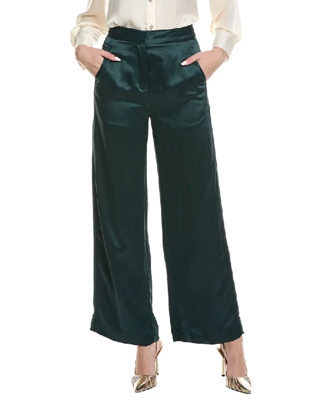 women's wide-leg pantsReiss Lula Satin Wide Leg Trouser