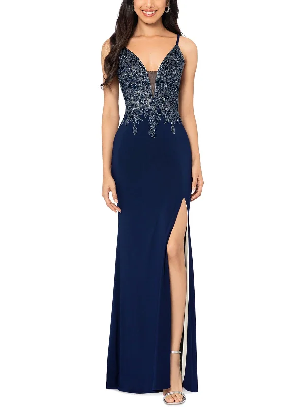 midi party dressesWomens Beaded Long Evening Dress