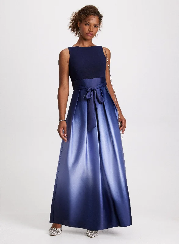 affordable party dressesOmbre Effect Evening Dress