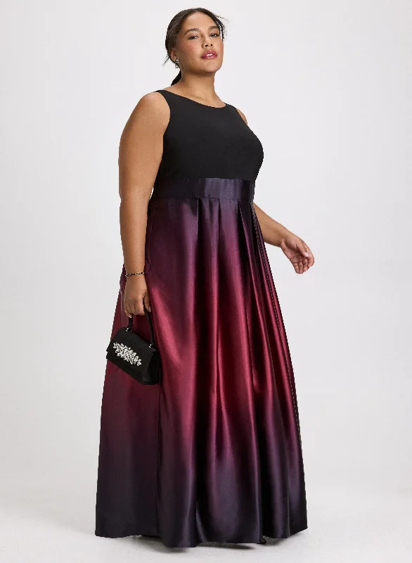 short party dressesOmbre Effect Evening Dress