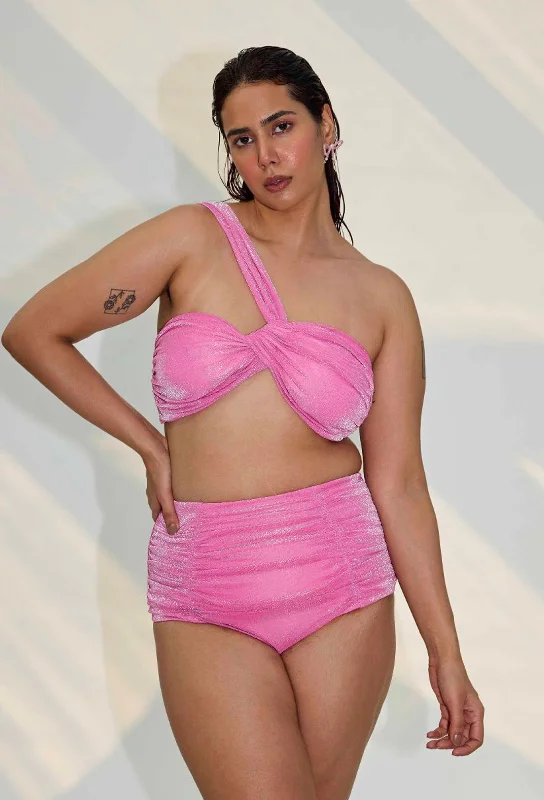 Pink Shimmer Sandcastle Swim Set