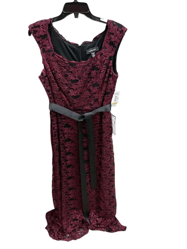 sequined party dressesDress Party Long By R And M Richards In Maroon, Size: 12