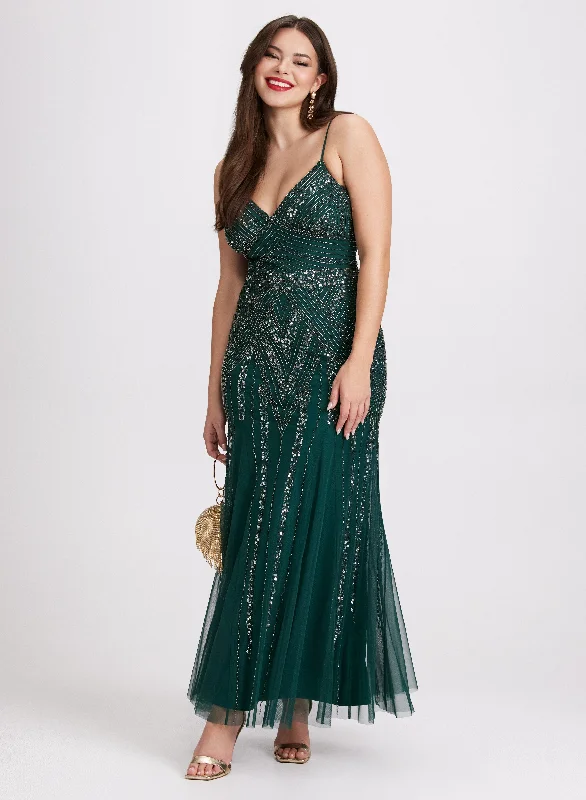 handmade party dressesEmbellished Evening Gown