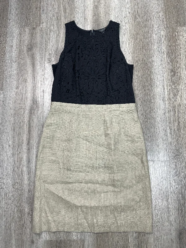 empire waist party dressesDress Party Short By Ann Taylor In Black & Tan, Size: Sp