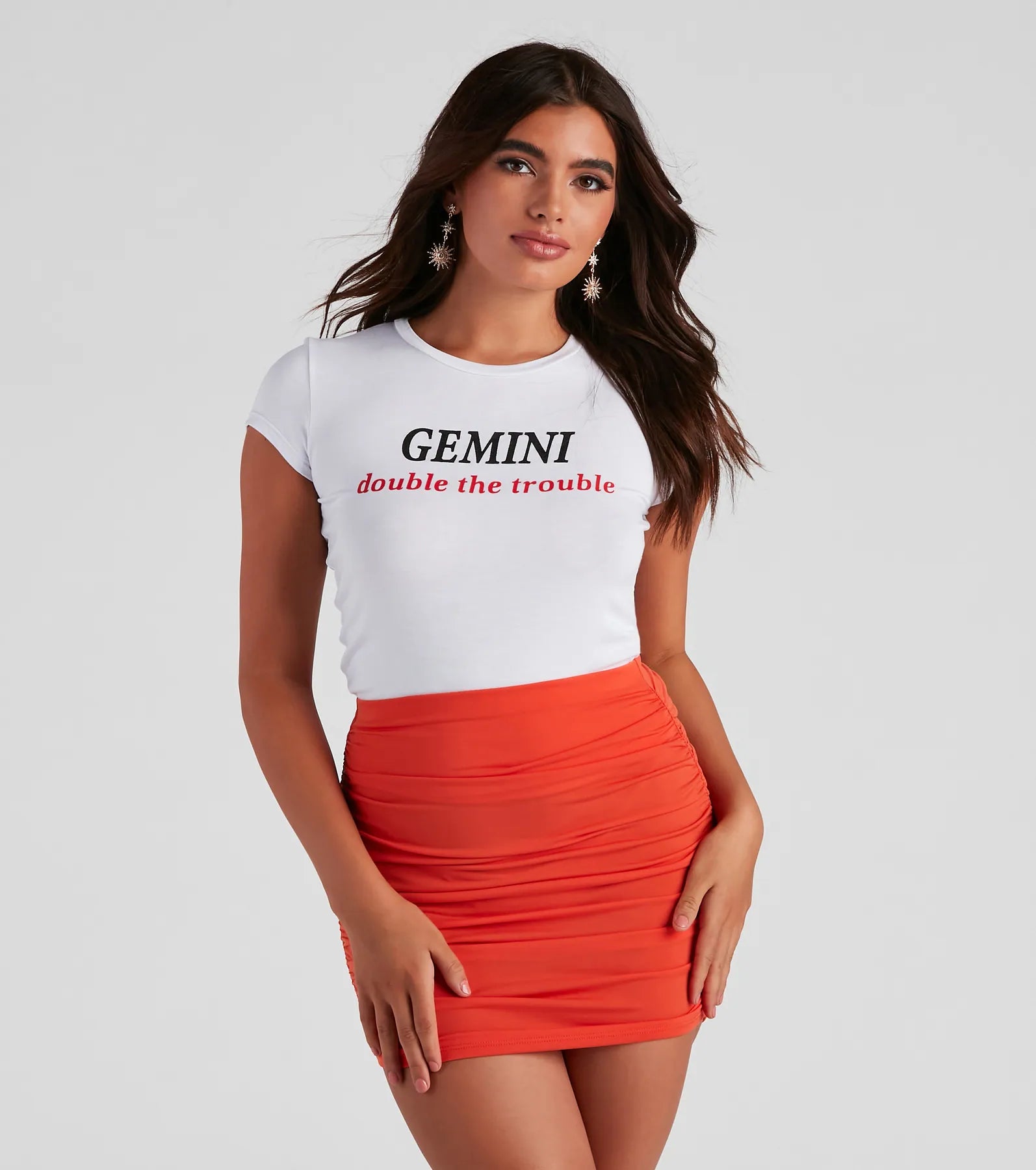 retro Mimi dresses inspired by the 70sGemini Graphic Jersey Tee